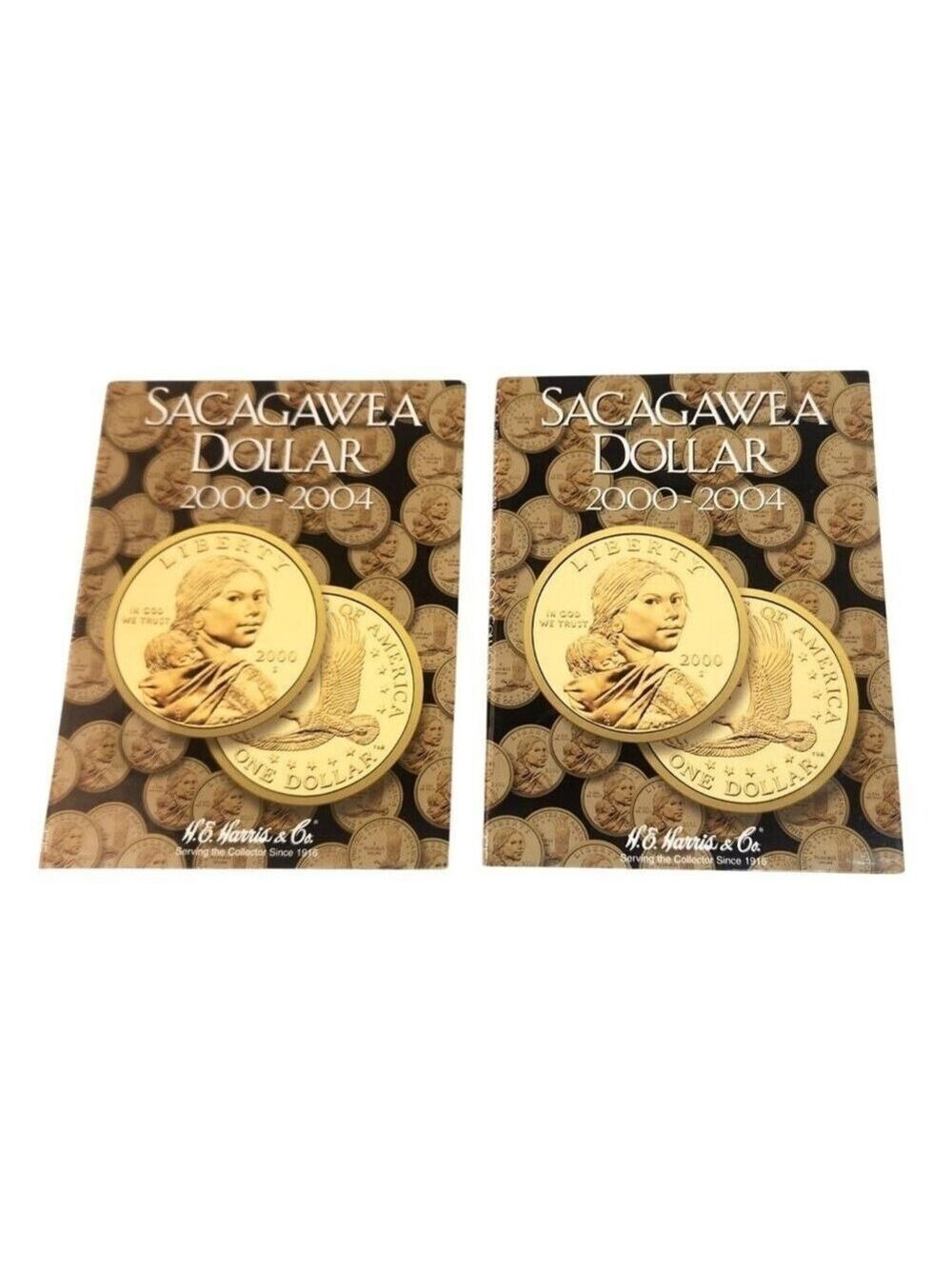 Sacagawea Dollar 2000-2004 H.E. Harris Coin Folder Collection Display Holds